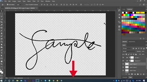 create a digital signature in adobe photoshop